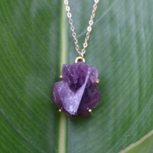 Amethyst Big Gem Necklace - Image 3