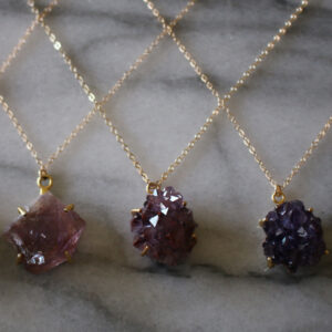 Amethyst Gem or Cluster Necklace - Image 4