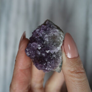 Amethyst Peace Rock Palm Cluster